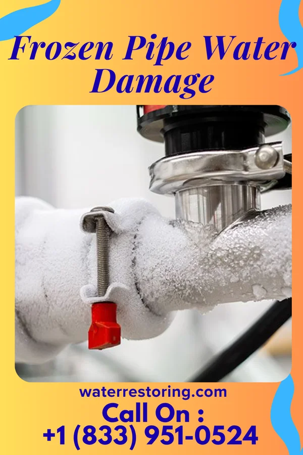 Frozen Pipe Water Damage in Eastwood, MI